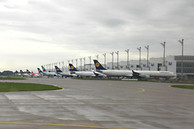 September 2013 | Parade von Langstreckenmaschinen am Flughafen München (EEDM)