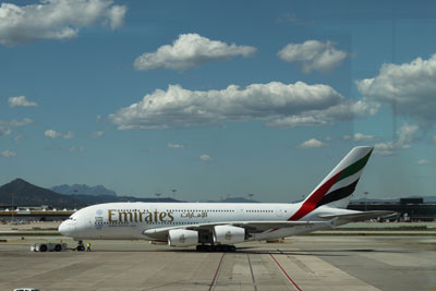 April 2016 | A6-EDU | Airbus A380-861 | Emirates | Flughafen Barcelona-El Prat (LEBL)