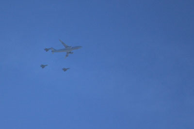 März 2021 | T-055 | Airbus A330-243MRTT | NATO | Luftbetankung über Mittelsachsen 