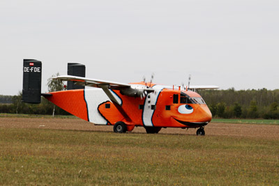 September 2012 | OE-FDE | Short SC7 Skyvan S3 | Pink Aviation Services| Böhlen (EDOE)