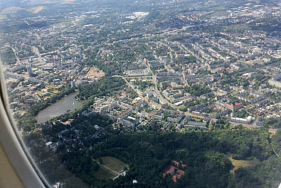 Juli 2020 | Blick über die Chemnitzer Innenstadt, den Küchwald und den Kaßberg