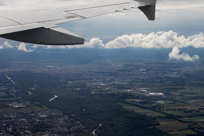 September 2013 | Münchens Norden mit Allianz-Arena und Olympia-Park