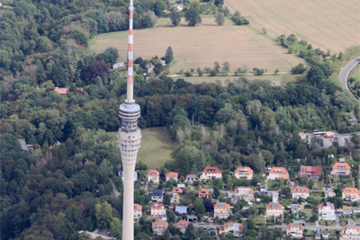 September 2020 | Dresden - Funkturm im Stadtteil Wachwitz  