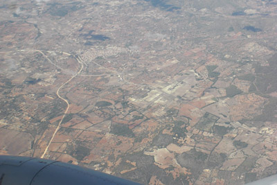 September 2011 | Mallorca bei Sant Lloren&ccedil; Des Cardassar im Anflug auf den Flughafen Palma de Mallorca (LEPA)