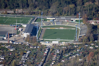 Oktober 2022 | Bruno-Plache-Stadion, das Stadion des 1. FC Lokomotive Leipzig